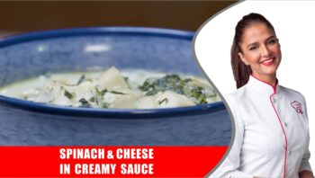 Spinach & Cheese in Creamy Sauce