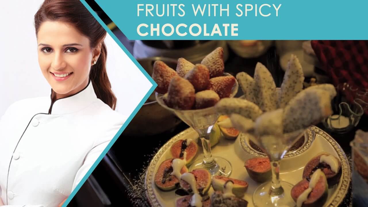 Fruits with Spicy Chocolate