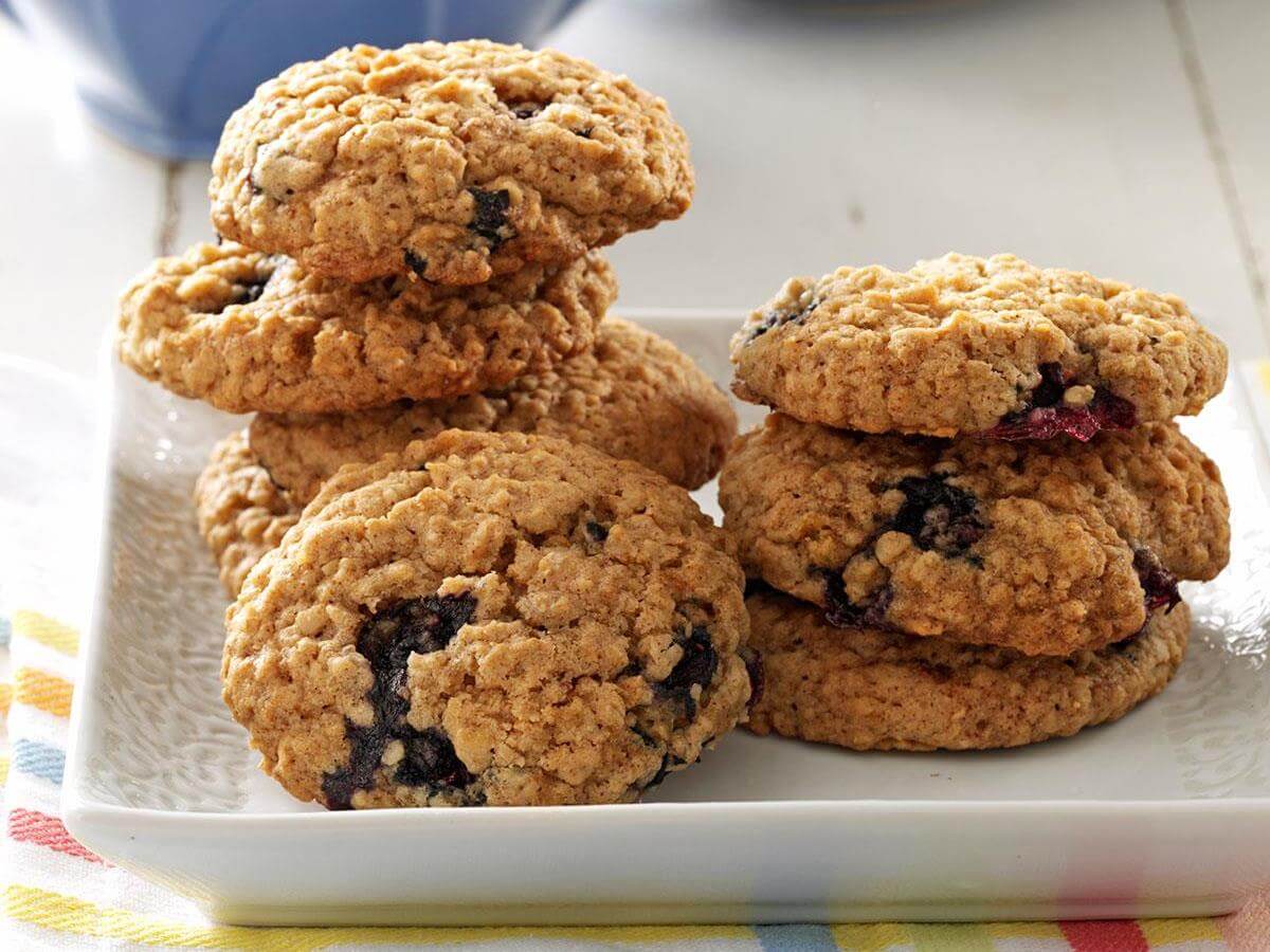 Blueberry and Vanilla Cookies