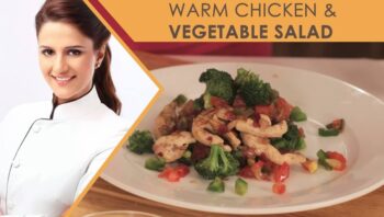 Warm Chicken and Vegetables Salad