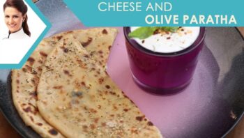 Cheese and Olive Paratha