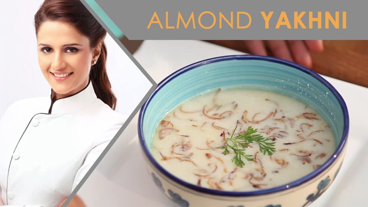 Almond Mutton Yakhni