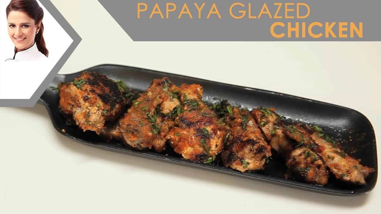 Papaya Glazed Chicken