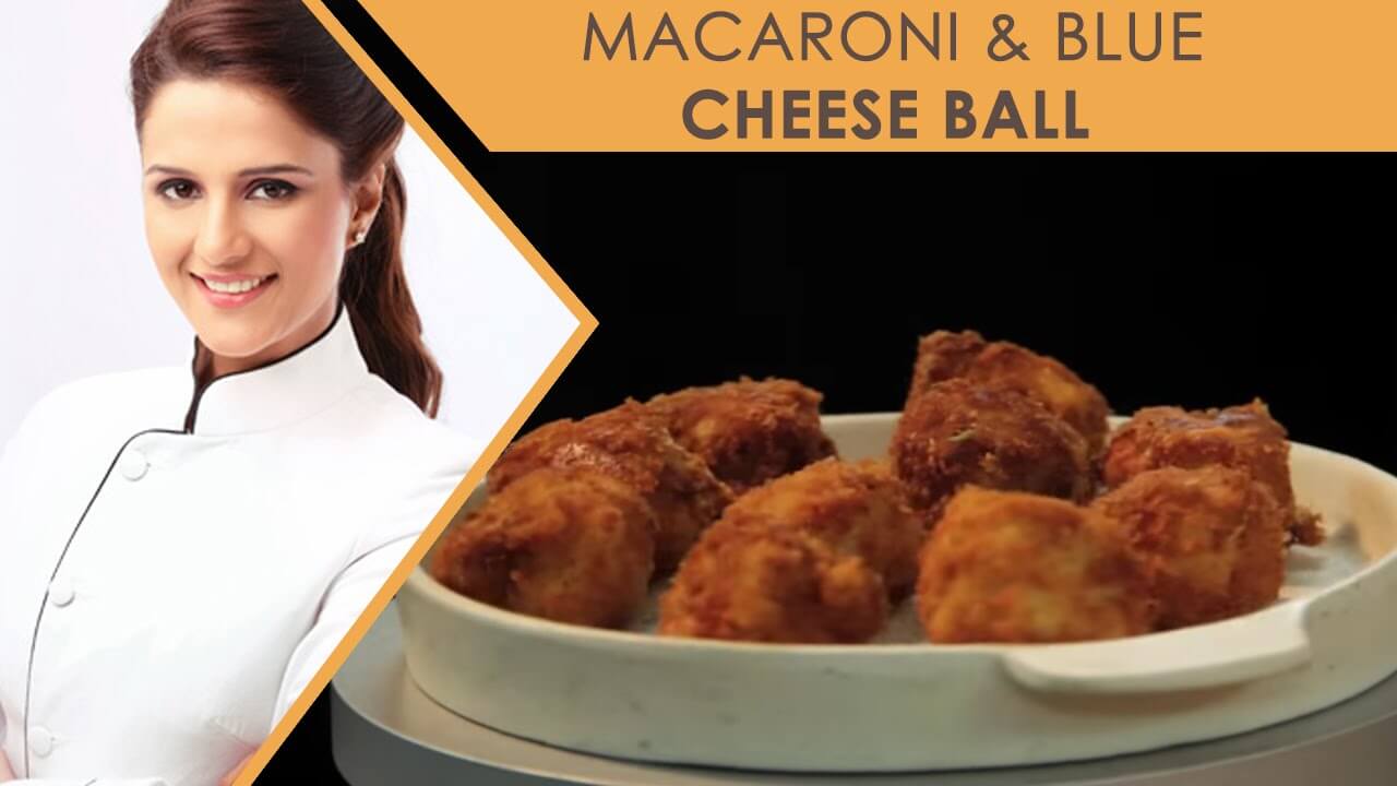 Macaroni and Blue Cheese Ball