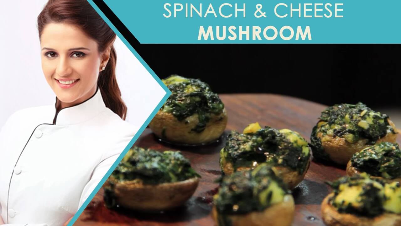 Spinach and Cheese Mushroom