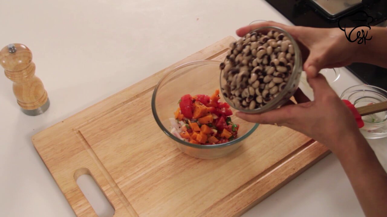 Black Eyed Beans Salad