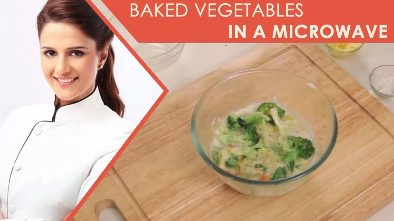 Baked Vegetables in Microwave