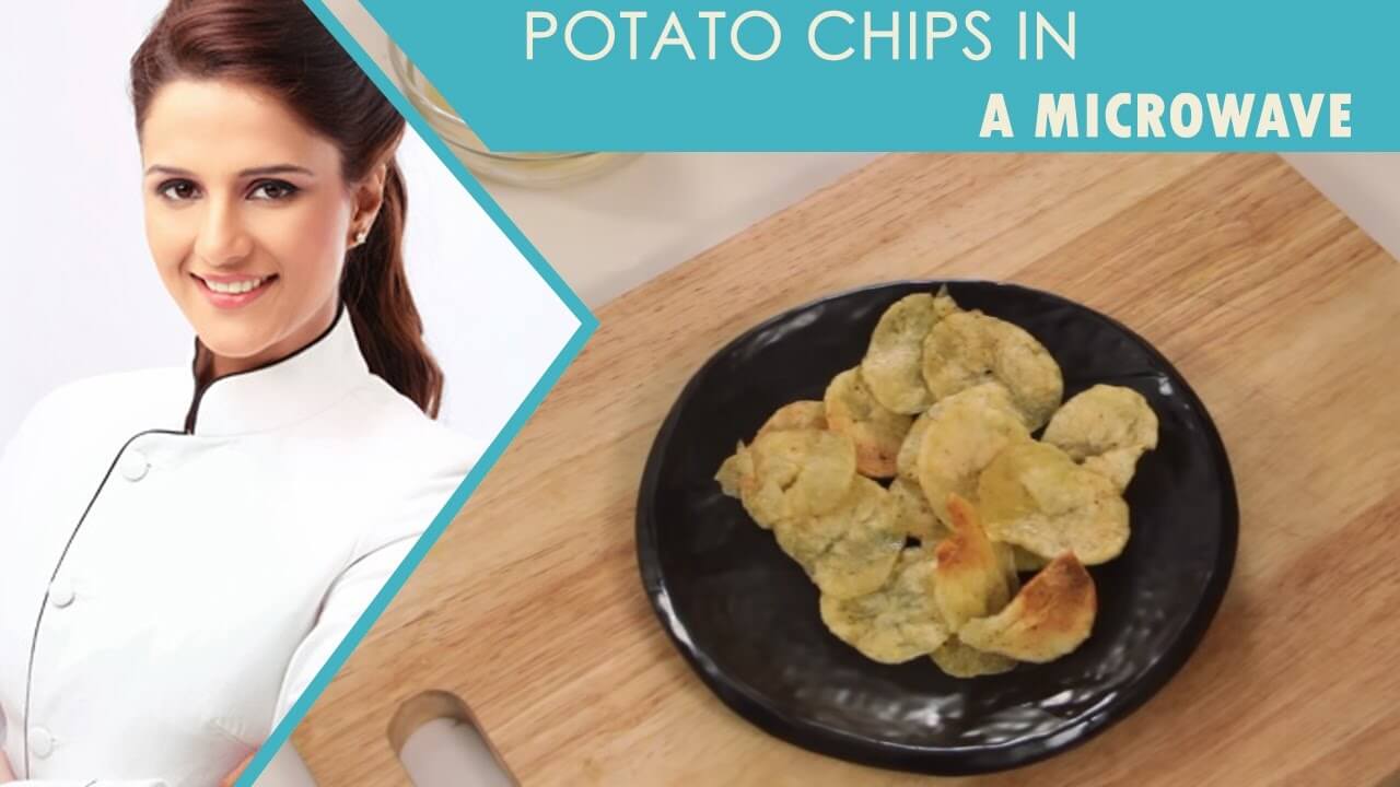 Potato Chips in Microwave